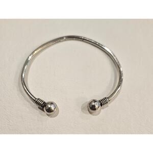 Sterling Silver 925 Cuff Bracelet 2.5" diameterTaxco Mexico